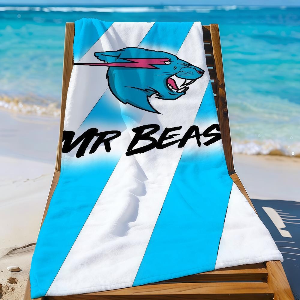 Знаменитое полотенце Mr B-Beast Спортивное Быстросохнущее Туристическое Снаряжение для Кемпинга Песозащитное Мягкое Легкое Большое Пляжное Полотенце