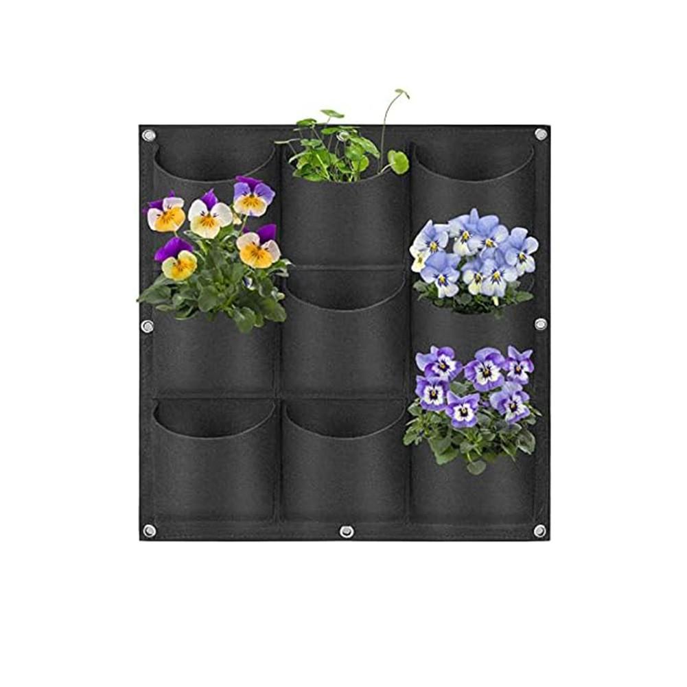 Настенный фетровый мешок для посадки растений, горшок для овощей, вертикальный мешок для озеленения