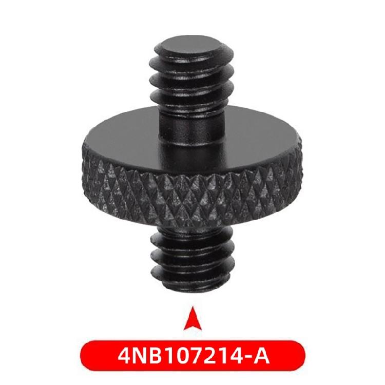 Double Headed Metal Screw Adapter 1/4" Male to 1/4" or 3/8" Male Threaded Screws