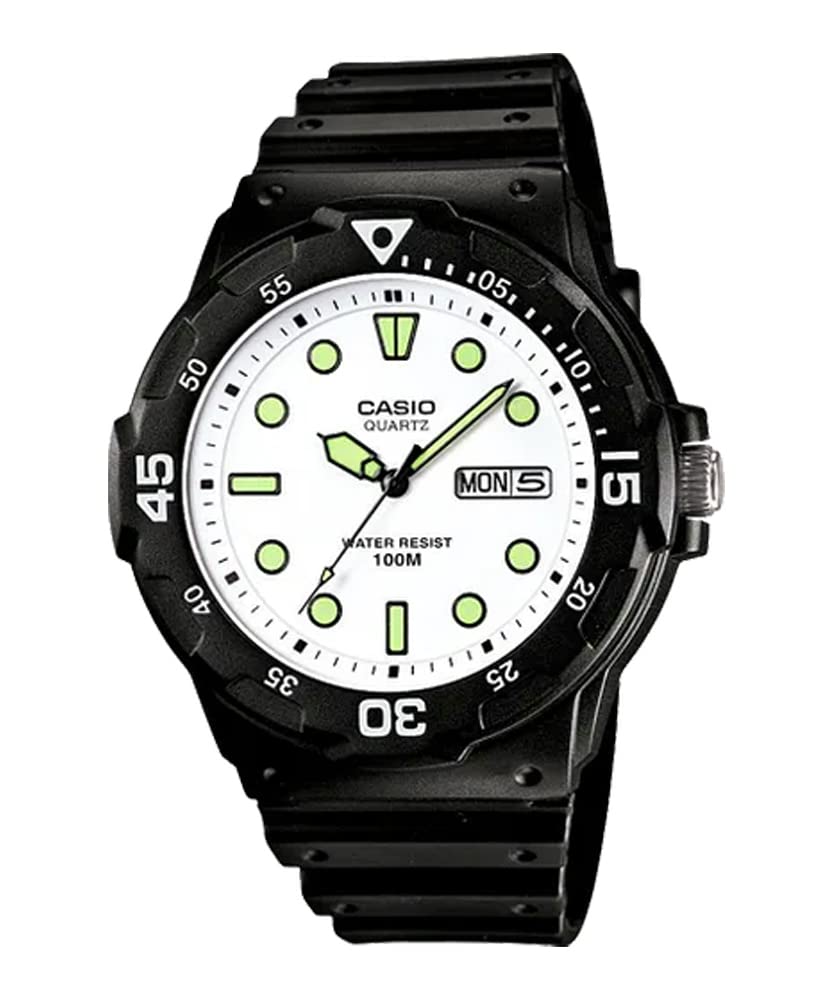 Casio Стандартные кварцевые часы MRW-200H-7EV / -200HC-7B2V Мужские глянцевые белые x синие / белые зарубежная модель [параллельный импорт]