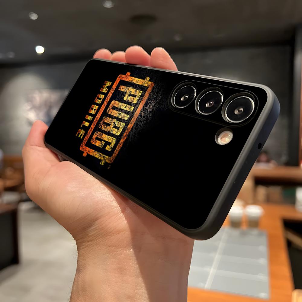 Чехол для телефона P-Pubg G-Game для Samsung A56 A36 A26 A16 A15 A25 A35 A55 A14 A34 A24 A54 Черный Мягкий