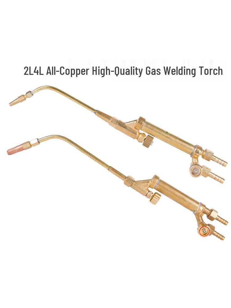 All-Copper H01-2 High-Temp Gas Welding Torch, 4L Propane/Acetylene/LPG/NG Portable Welding Accessory.