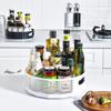 360 ° Rotating Plastic Storage Rack Bathroom Bathroom Storage Rack Kitchen Food Oil Seasoning Bottle Storage Rack Fruit Tray