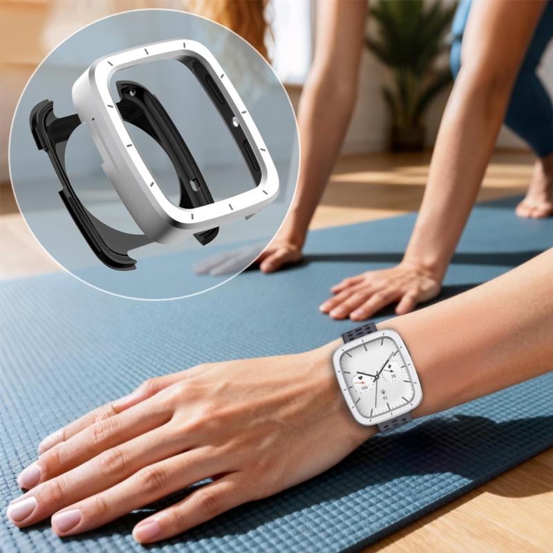 Чехол-крышка для умных часов Active 2 Square/2s, защитный от царапин, с полным покрытием, ударопрочный бампер