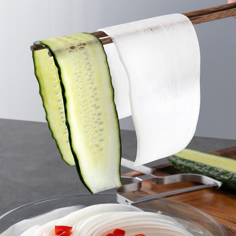 Нож из нержавеющей стали для нарезки редиса большими тонкими ломтиками Инструмент для чистки картофеля Овощерезка Кухонные принадлежности для приготовления пищи