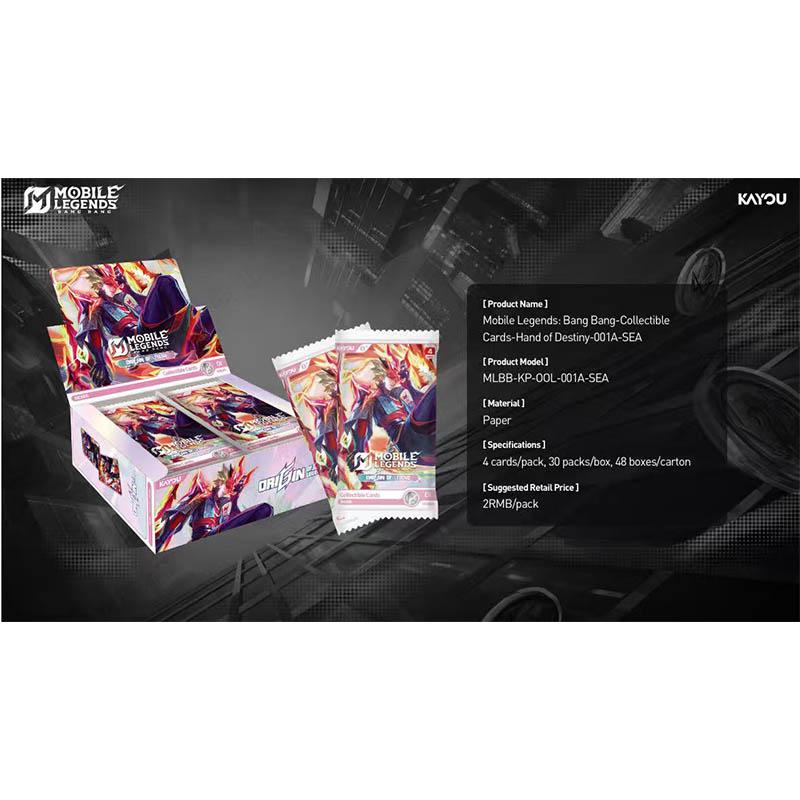 Genuine New Mobile Legends Bang Bang Card Hand of Destiny Series Ulti Secret UR Game Battle Collectible Cards children Toy Gifts