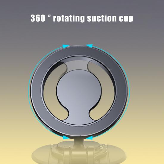 Магнитный держатель телефона для Magsafe, вращающийся на 360 градусов, цельнометаллический автомобильный держатель с