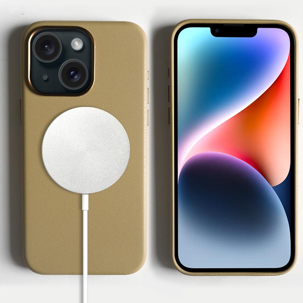 Магнитный чехол для iPhone 14 Экологичный чехол-накладка из кожи RPET, сертифицированный GRS