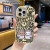 Phone Case: 2D flat design suitable for iPhone 18 17 16 15 14 13 Pro protective case, couple style, little bird full-head cover, Christmas and Hallowe