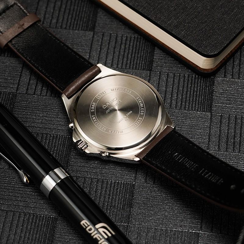 Casio Мужские часы стандартной серии Белые MTP-E303L-7AVDF
