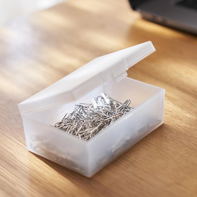 Мини-ящики для хранения ватных тампонов, медицинский набор, настольная канцелярская кнопка, ящики для организации, пылезащитная коробка для ювелирных изделий, пластиковый кейс для всяких мелочей