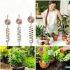 Artistic Copper Garden Stake: Spiral Ornament for Outdoor Decoration