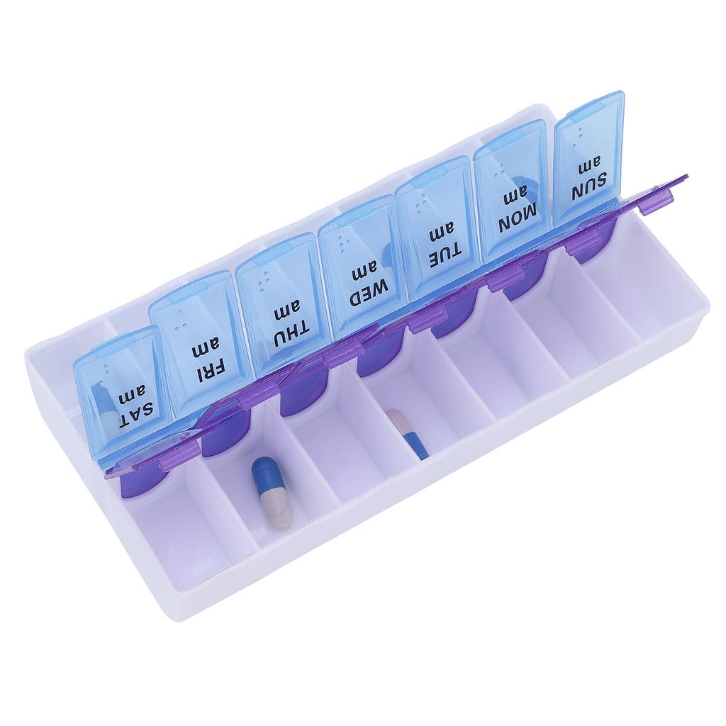 AM PM 7 Days Pills Case Weekly Pills Organizer Капсулы Добавки Витамины Таблетки Дорожная Коробка Таблеток
