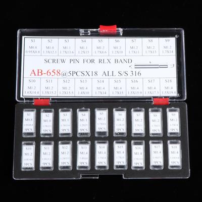 Винты для часов, стержни, штифты для звеньев браслета, практичные, высококачественные, портативные, сменные винты из нержавеющей стали