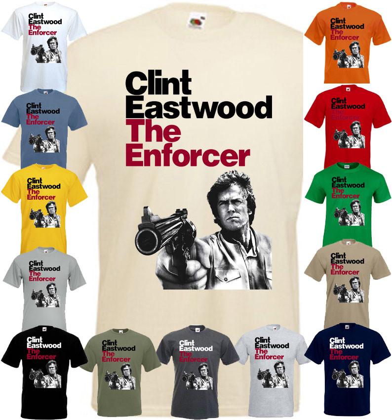 The Enforcer v1 T-shirt Clint Eastwood cotton all colors all sizes S5XL