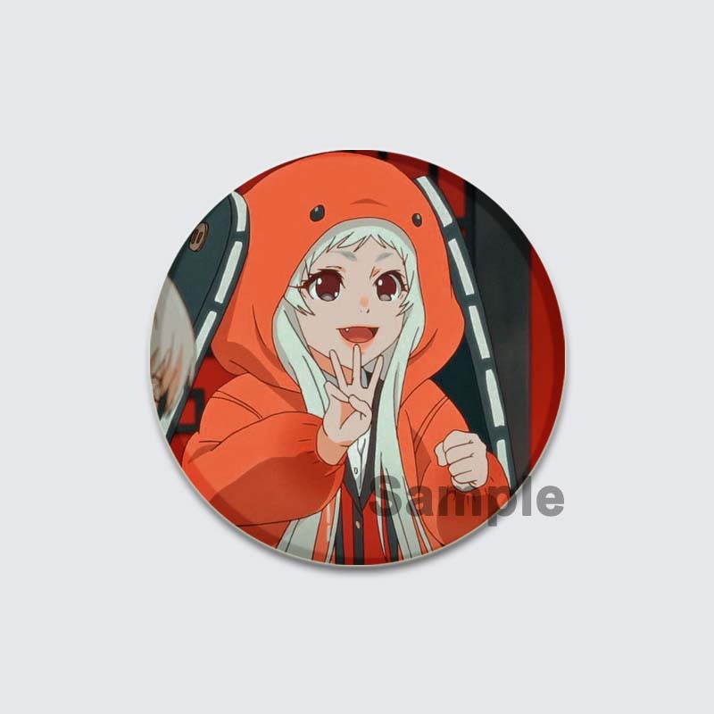 32/44/58 мм аниме Kakegurui Брошь ручной работы булавка мультяшная фигурка Юмэко Джабами значок мультяшный косплей значок для рюкзака Декор ювелирные изделия подарки