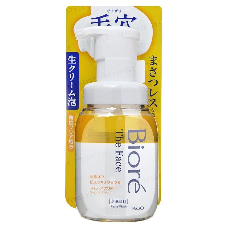 Kao - Biore The Face Foam Очищающая пенка для лица Гладкая и чистая