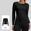 Women's Slim-Fit Long-Sleeve Yoga and Running Top