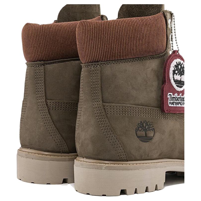 Timberland Простые универсальные короткие ботинки Мартинса мужские Темно-коричневые TB0A2J6J901