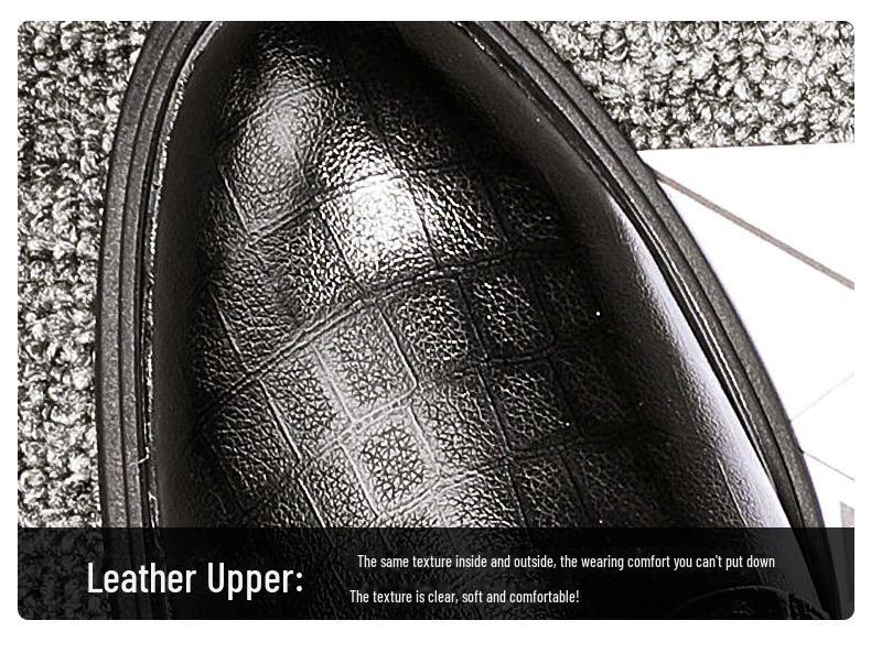 Men's Large Size Genuine Leather Casual Shoes - British Style Autumn Youth Formal