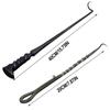 Stainless Steel BBQ Food Flipper Cooking Grilling Outdoor Camping Cooking Barbecue Turners Hooks Grill Accessories BBQ Grill