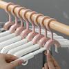 5 шт. Складные вешалки для одежды Пластиковые дорожные вешалки 3 уровня Телескопическая противоскользящая вешалка для одежды для дома, спальни, круизного лайнера, гардероба