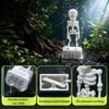 Freshwater Fish Tank Ornament Dancing Skeleton Aquarium Bubbler, Air Driven Dynamic Ornament, Funny Bubbler Seawater Decor with 1m Tube And
