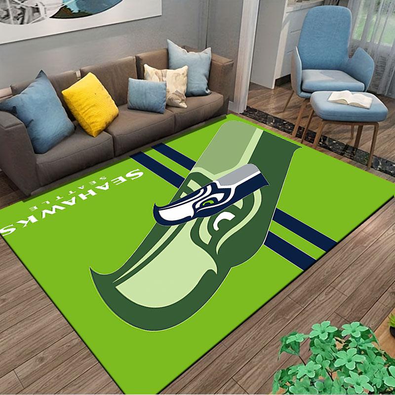 Seattle Seahawks Logo Carpet suitable as a non-slip mat for the living room or bedroom sofa