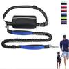 Multifunctional Sports Waist Bag Extended Hand Free Leash Adjustable for Dog Walking and Leash Pet Running Leash with Waist Bag