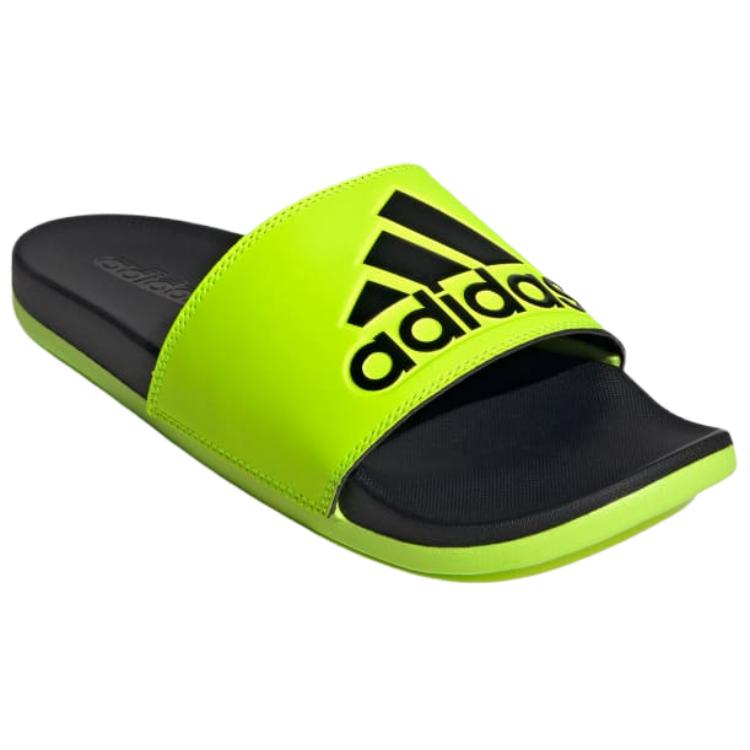 adidas Шлепанцы Adilette Comfort Унисекс Шлепанцы Флуоресцентно-зеленые JI2262