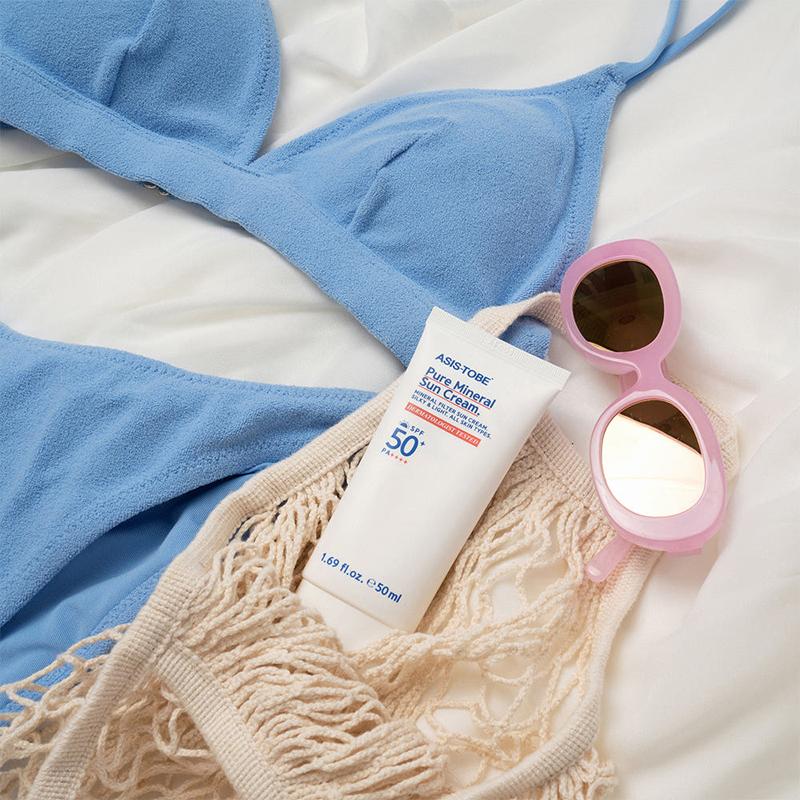 ASIS-TOBE Чистый минеральный солнцезащитный крем SPF 50+ PA++++ 50 мл