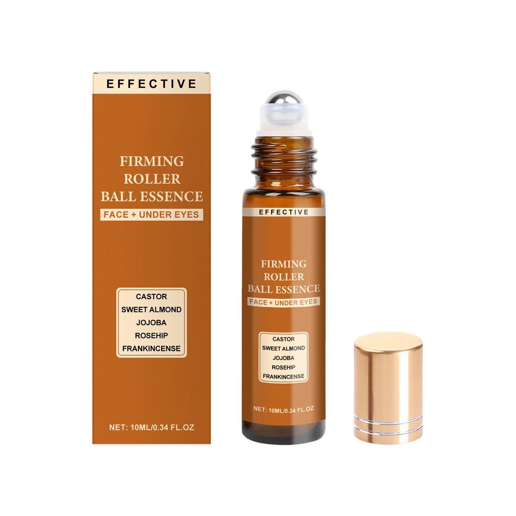 Facial Firming Roll-On Serum, Daily Moisturizing Serum Plifies The Skin, Radiant, All Skin Types, Moisturizes And Nourishes,10ML
