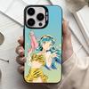 Чехол для мобильного телефона U-Urusei Yatsura L-Lum Для iPhone17,16,15,14,13,12,11 Plus,Pro Max Черный Посеребренная Конфетная Крышка