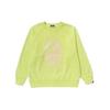 Bape A BATHING APE Окрашенный свитшот свободного кроя с круглым вырезом 1K30-113-015