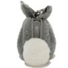 Used 12695 Bunny Mouton Coin Purse Charm C880T40X03 7943 Animal Rabbit Excellent Condition Snafjita Shearling Gray