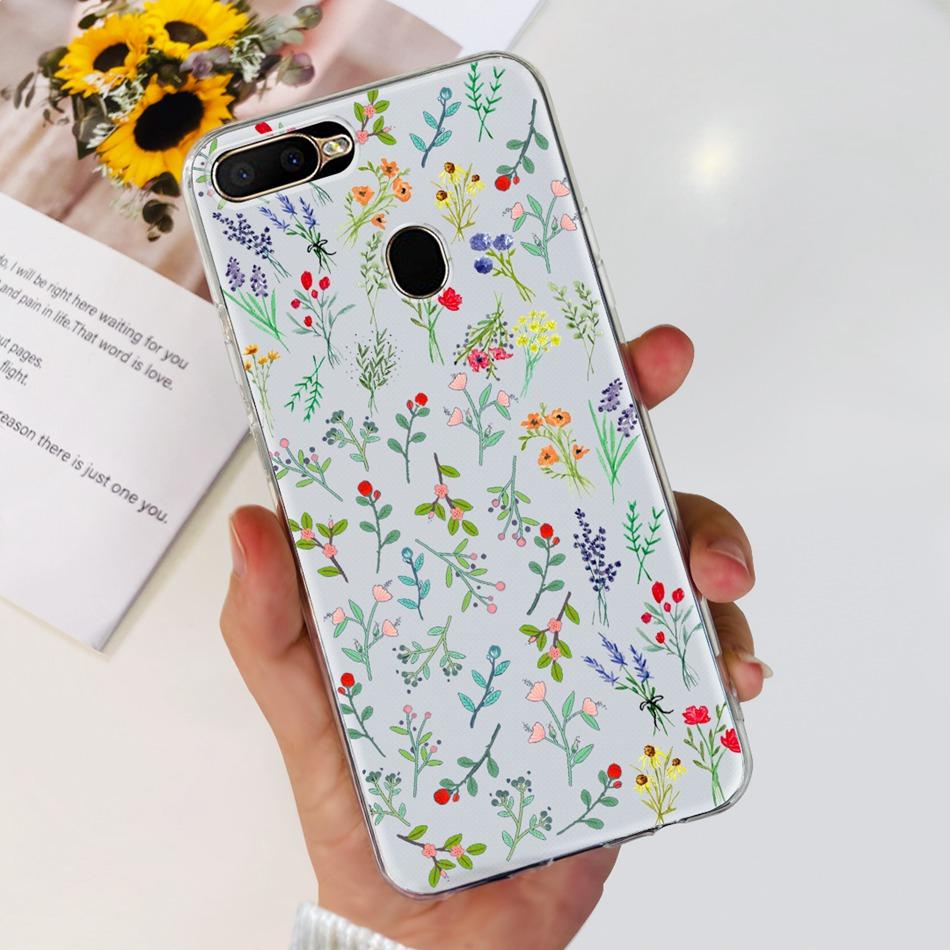For OPPO A5S Case Cute Pattern Soft Silicone TPU Cover Cases For Oppo A5Ss AX5s A 5S CPH1909 CPH1920 CPH1912 Phone Shell Bumper