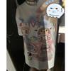 Y2k Harajuku Streetwear Футболки женские японская мода Kawaii Star Cartoon Print Loose Tees Tops Soft Gril Summer
