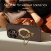 Премиальный чехол для телефона TECNO CAMON 30S с текстурой овчины, магнитным кольцом-подставкой, ударопрочный, мягкий