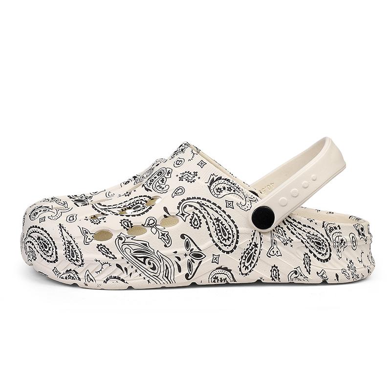 Модные мужские повседневные тапочки EVA легкие дышащие утолщенные мягкие подошвы сандалии нескользящие мужские сандалии два способа их носить