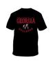 Мужская футболка с графическим принтом UGA Football от New World Graphics - Ретро с потертостями