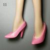 21 Styles Foot Length 2.2cm Fashion High Heels Shoes Accessories Doll Shoes 1/6 Dolls Boot