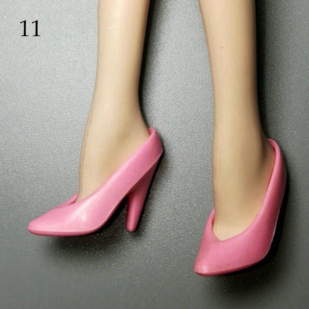 21 Styles Foot Length 2.2cm Fashion High Heels Shoes Accessories Doll Shoes 1/6 Dolls Boot