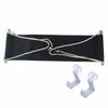 3pcs Dark Blue Under Desk Footrest Black Desk Foot Hammock Durable Foot Hammock Office Work