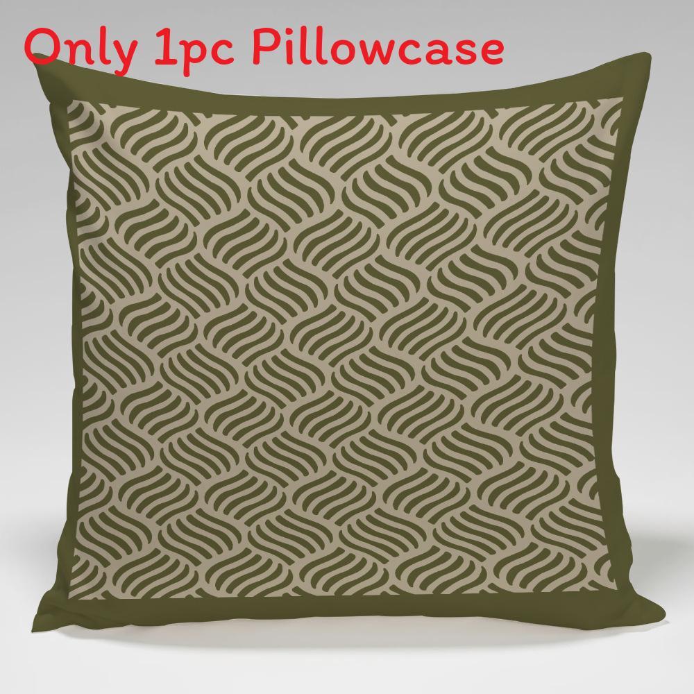 Retro American Style Throw Pillowcase With Linen Fabric For Lounge And Couch Decor