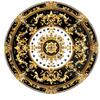 Golden Medallion Round Rug, Special Design Circle Carpet, Large Area Rug for Bedroom Entrance Hall and Dining Room Decor