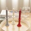 Plastic Candle Mold Octagonal Shape Scented Candle Candlestick Mould for Christmas Wedding Dinner DIY Making