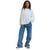 Womens Oversized Crewneck Knit Sweater 2026 Fall Winter Soft Faux Mink Wool Blend Loose Fit Casual Pullover