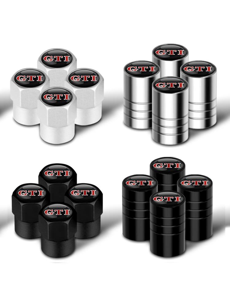 For Volkswagen n2Car 3D Metal Logo Wheel Stem Air Valve Caps Tire Dust Cover for Volkswagen VW Golf 4 Motion MTM Polo Passat Jetta GTI Caddy Bora
