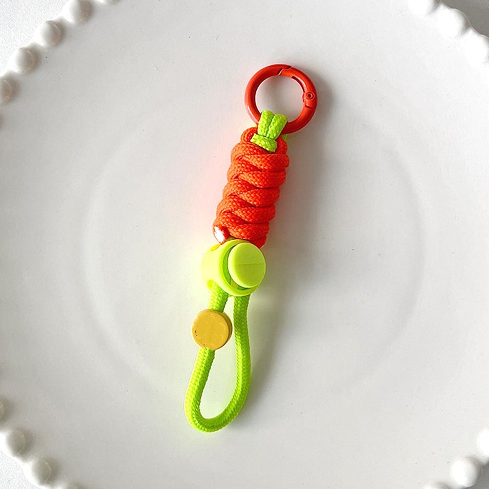 Модный брелок креативный плетеный шнурок брелок для телефона чехол женский анти-потерянный узел веревочный ремешок автомобильные брелки аксессуары своими руками