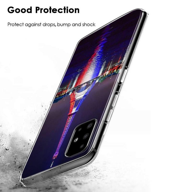 Мягкий чехол для телефона с изображением Парижской Эйфелевой башни для Samsung Galaxy A01 A11 A12 A22 A21S A31 A41 A42 A51 A71 A32 A52 A72 A02S